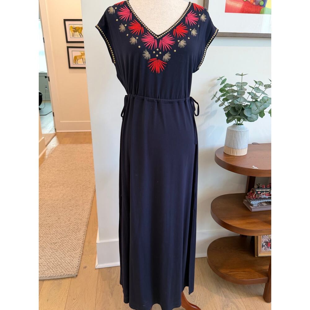 BODEN Marcia Embroidered Maxi Dress Size 2 - Picture 3 of 11